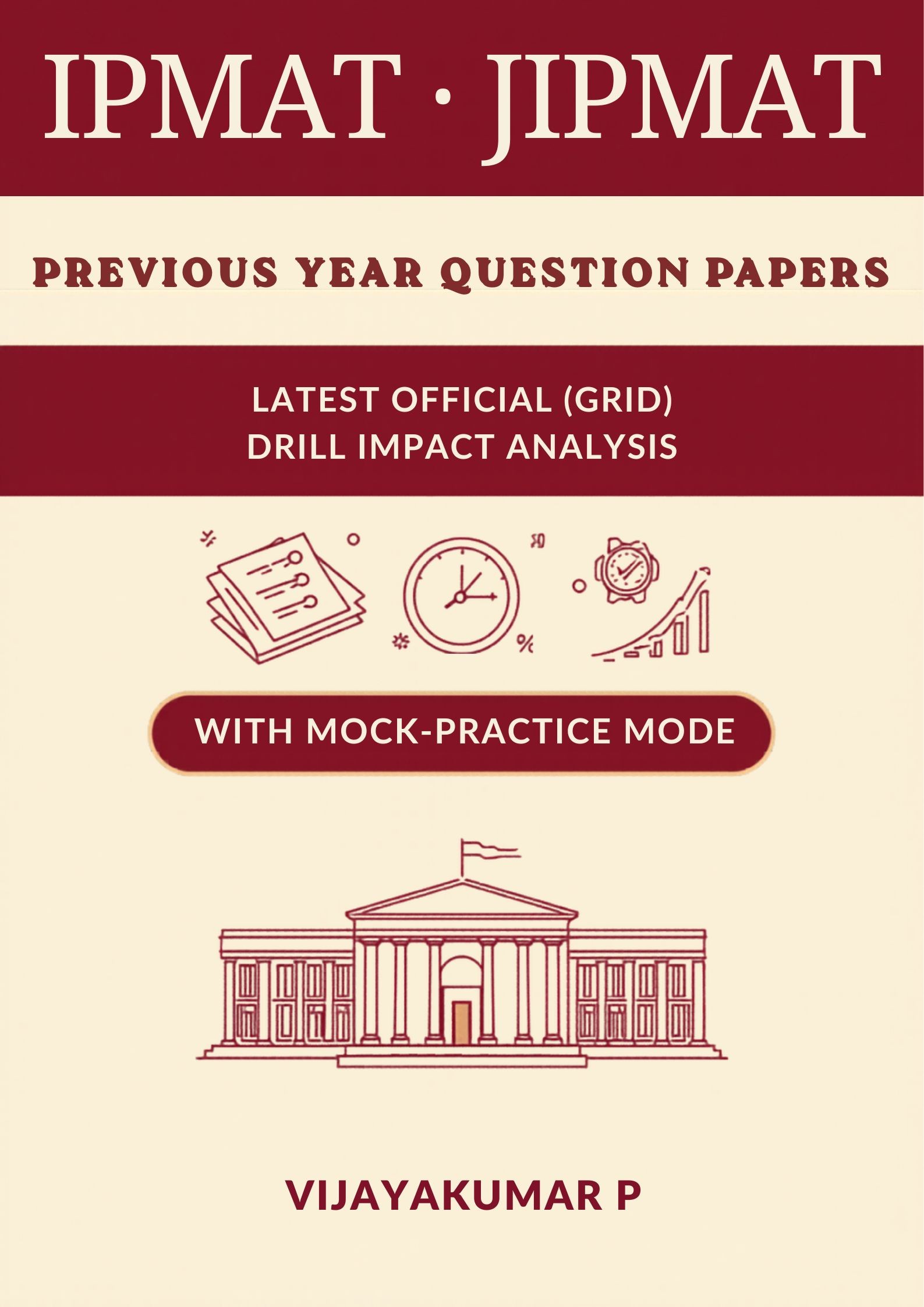 IPMAT / JIPMAT Previous Papers book cover