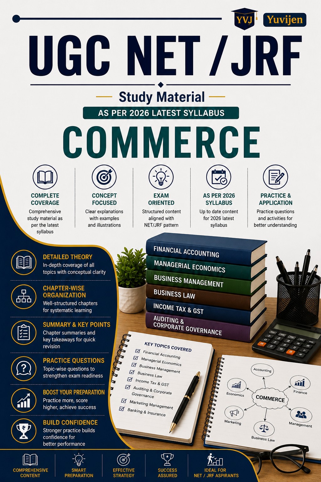 UGC NET — Commerce — book cover