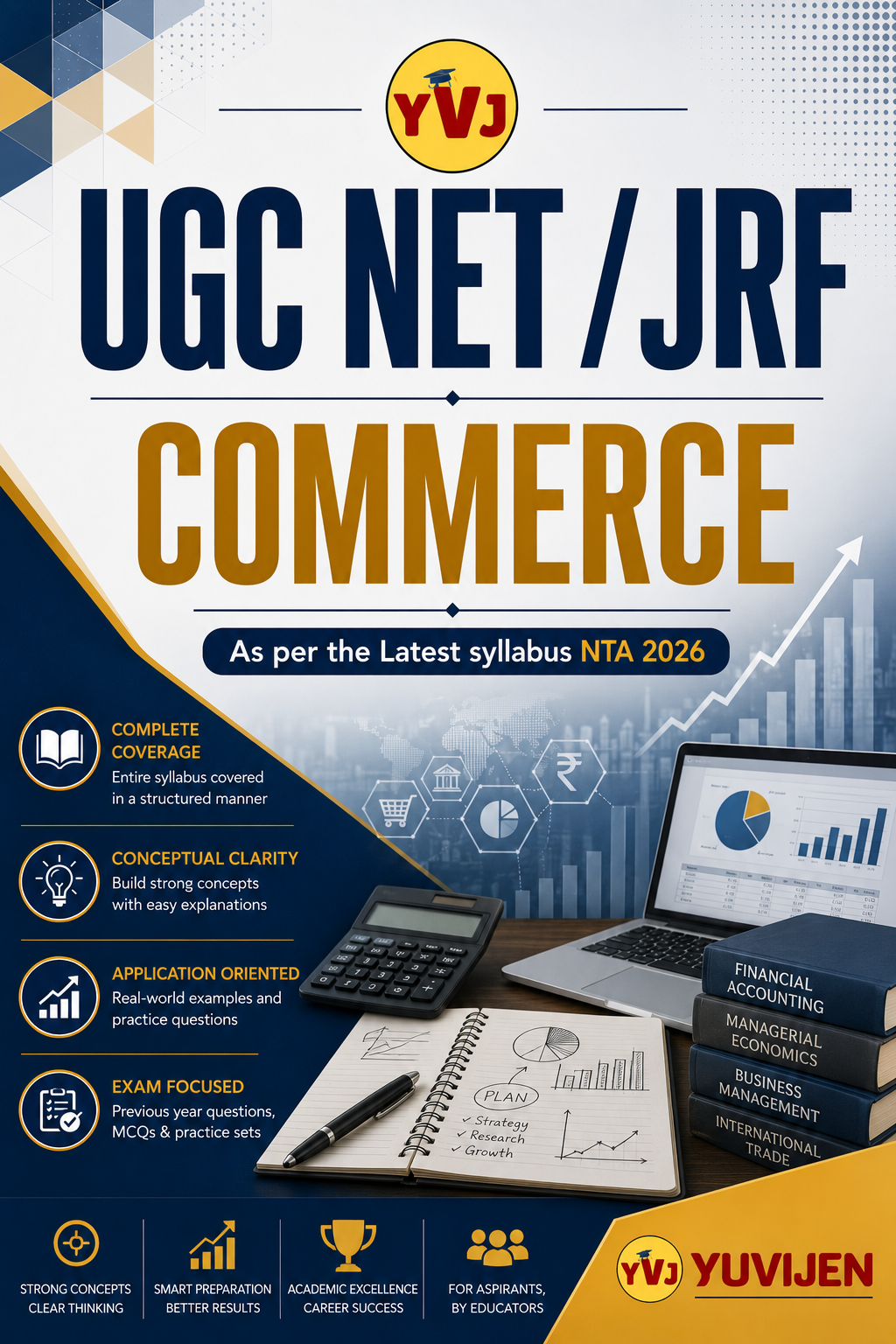 UGC NET Commerce book cover