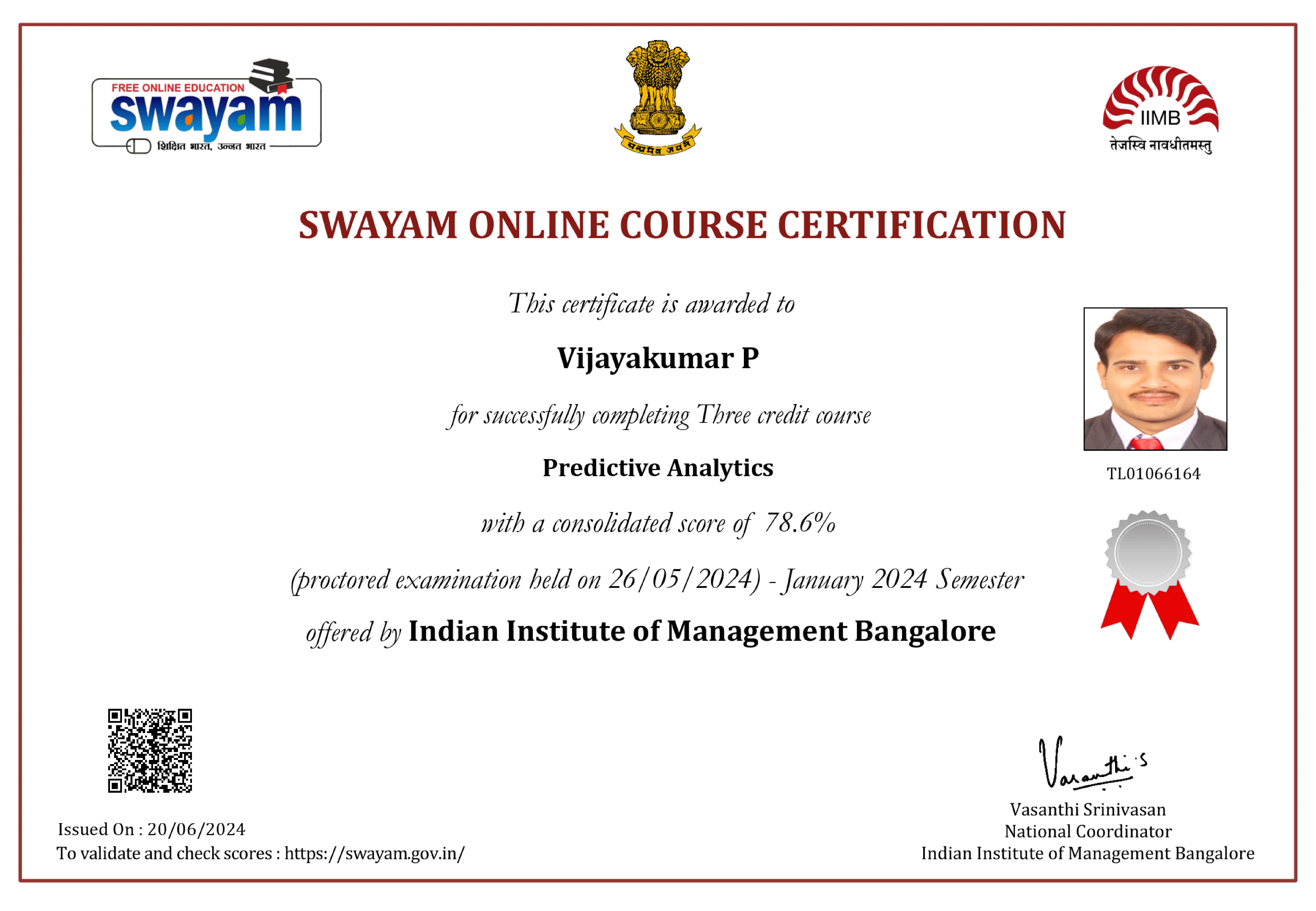 Predictive Analytics — IIM Bangalore